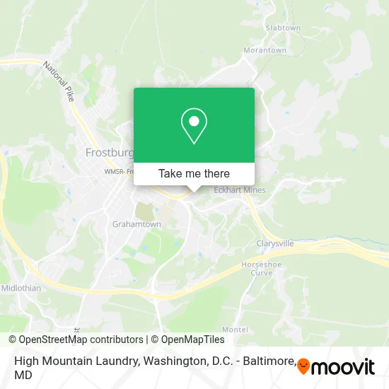 High Mountain Laundry map