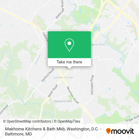 Makhome Kitchens & Bath Mkb map
