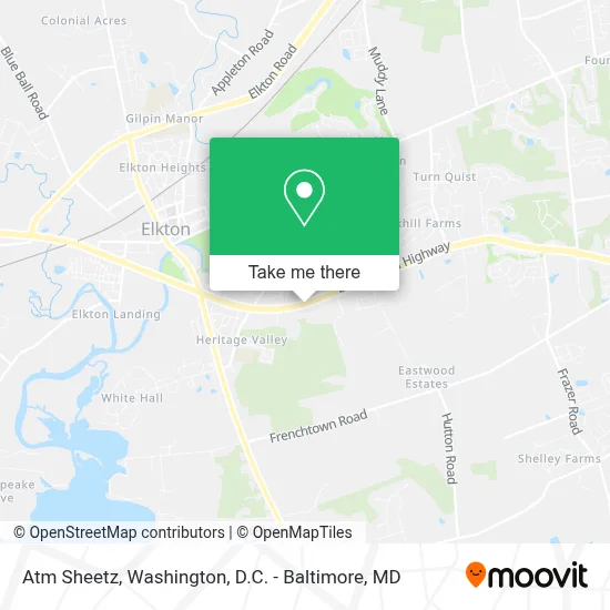Atm Sheetz map