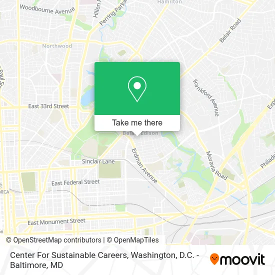 Center For Sustainable Careers map