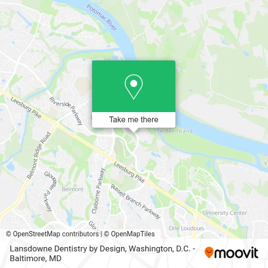 Lansdowne Dentistry by Design map