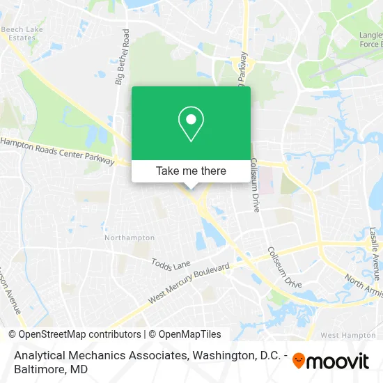 Analytical Mechanics Associates map