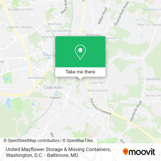 United Mayflower Storage & Moving Containers map