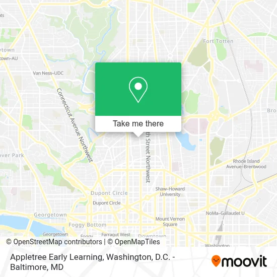 Appletree Early Learning map