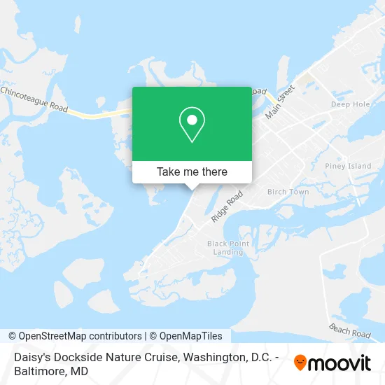 Daisy's Dockside Nature Cruise map