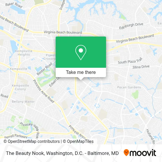 The Beauty Nook map