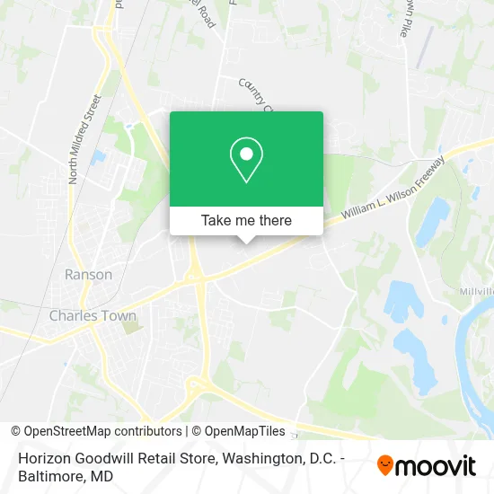 Horizon Goodwill Retail Store map