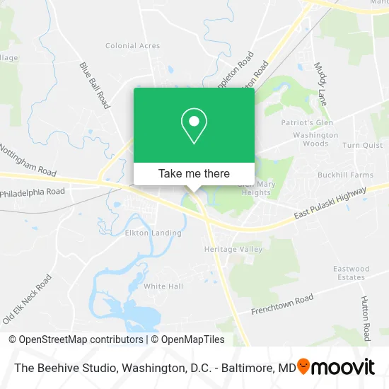The Beehive Studio map