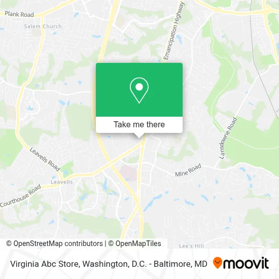 Virginia Abc Store map