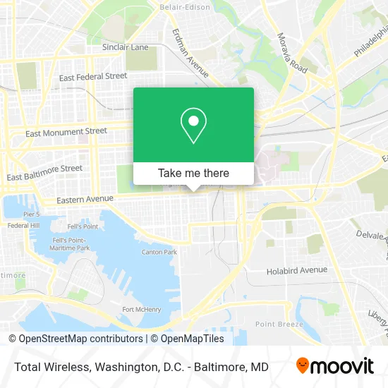 Total Wireless map