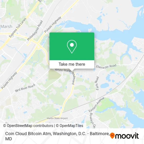 Coin Cloud Bitcoin Atm map