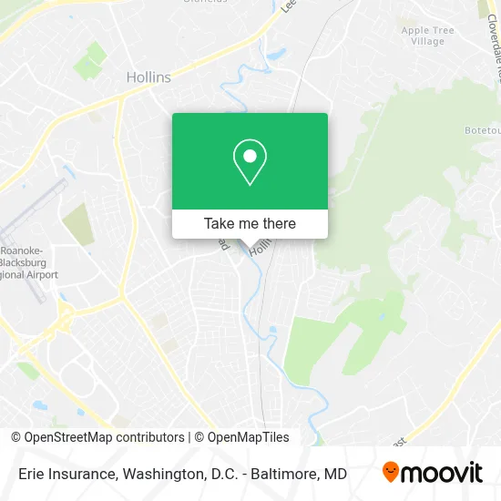 Erie Insurance map