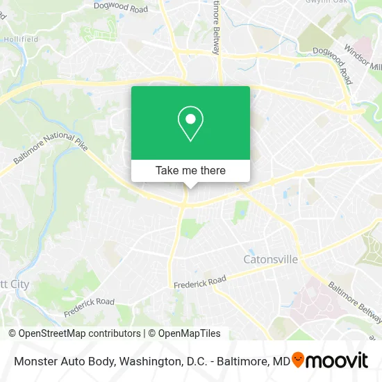 Monster Auto Body map