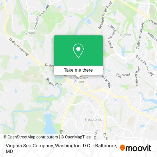 Virginia Seo Company map