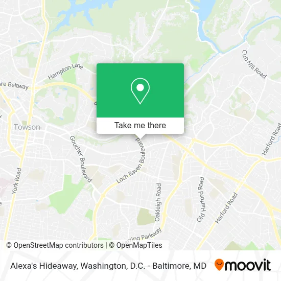 Alexa's Hideaway map