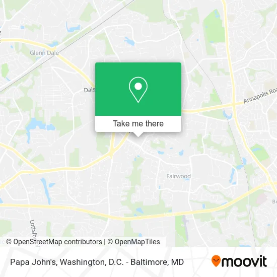 Papa John's map
