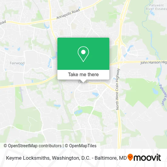 Keyme Locksmiths map