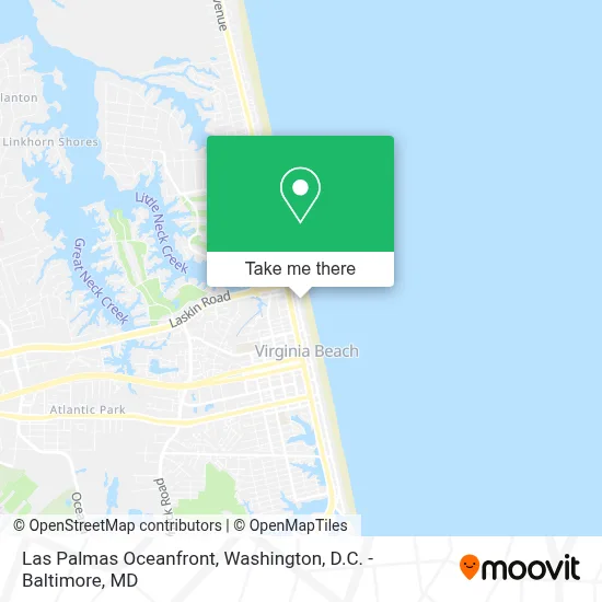 Las Palmas Oceanfront map