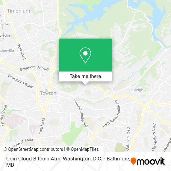 Coin Cloud Bitcoin Atm map
