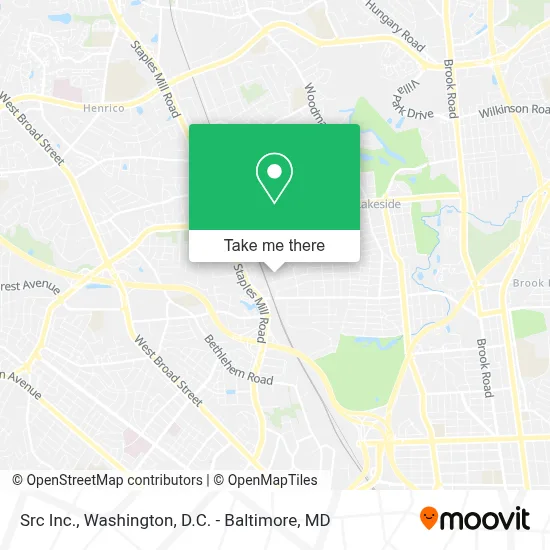 Src Inc. map