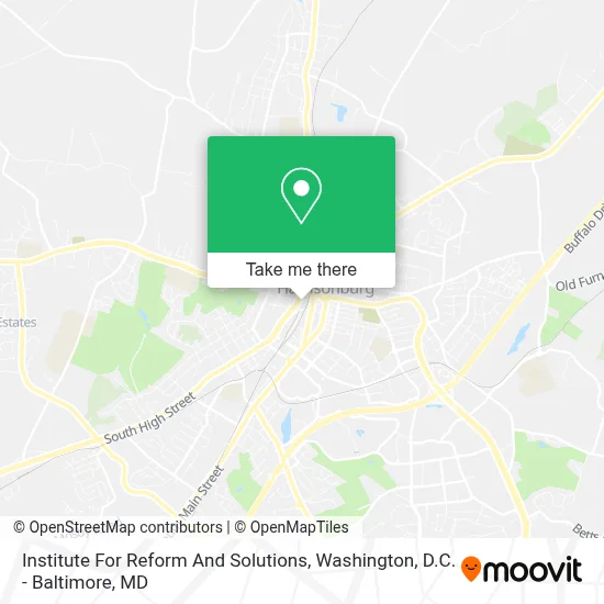 Institute For Reform And Solutions map