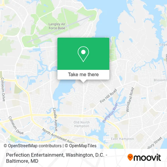 Perfection Entertainment map