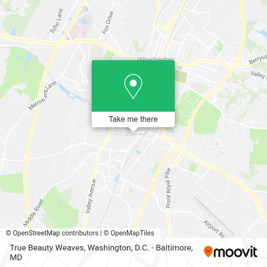 True Beauty Weaves map
