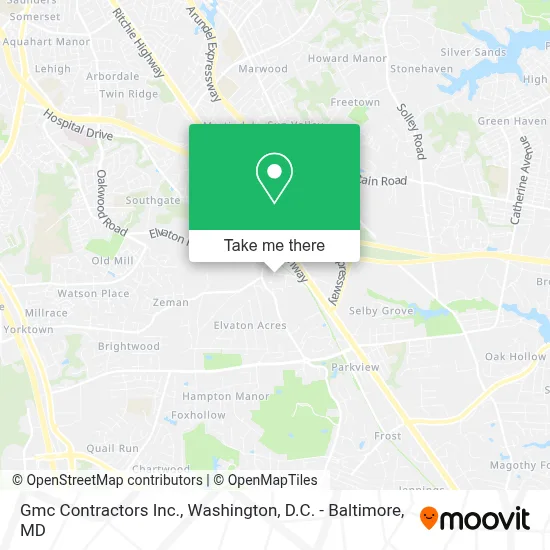Gmc Contractors Inc. map