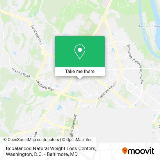 Bebalanced Natural Weight Loss Centers map
