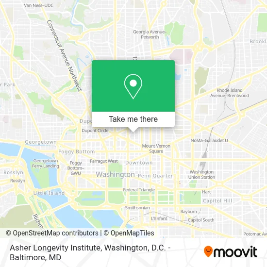 Asher Longevity Institute map