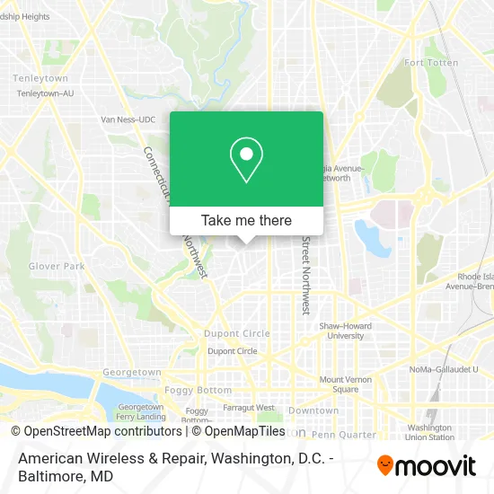 American Wireless & Repair map