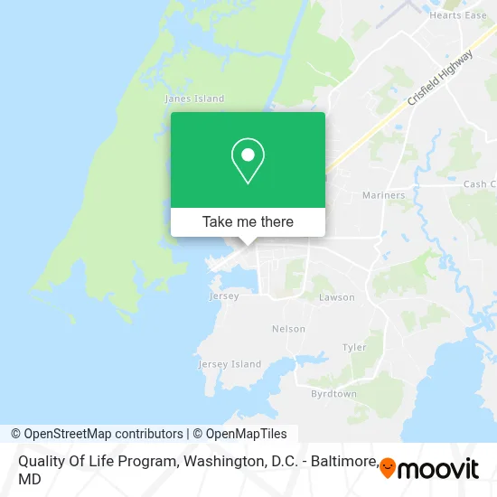 Quality Of Life Program map