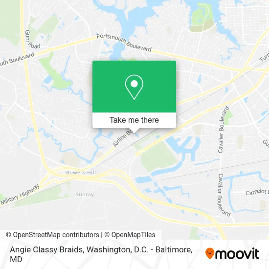 Angie Classy Braids map