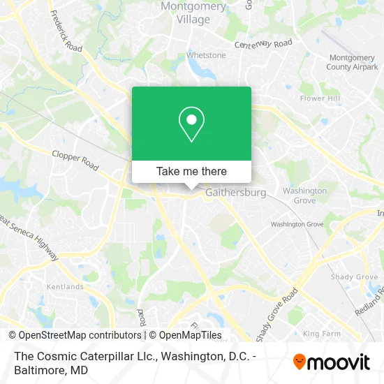 The Cosmic Caterpillar Llc. map