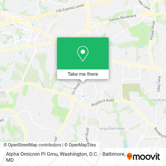 Alpha Omicron Pi Gmu map