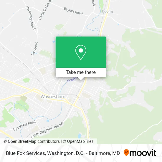 Blue Fox Services map