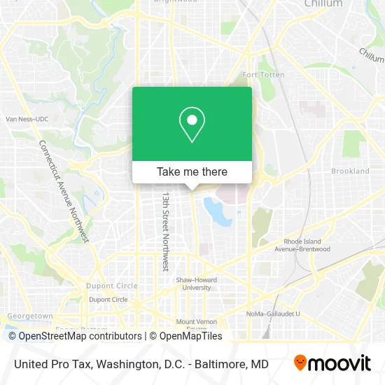 United Pro Tax map