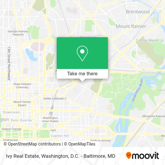 Ivy Real Estate map