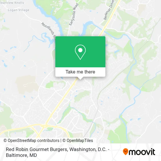 Red Robin Gourmet Burgers map