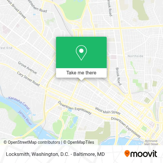 Locksmith map