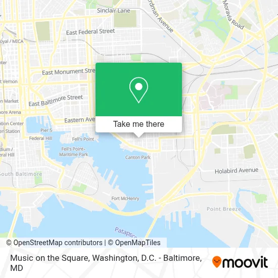 Music on the Square map