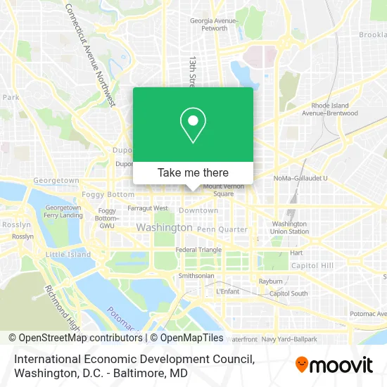 International Economic Development Council map