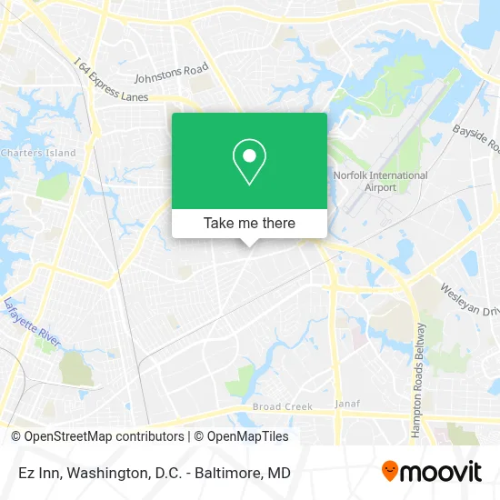 Ez Inn map