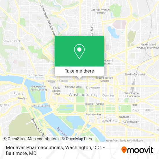 Modavar Pharmaceuticals map