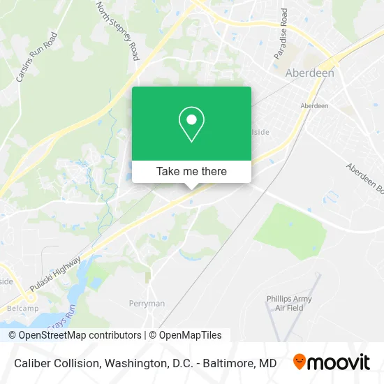Caliber Collision map