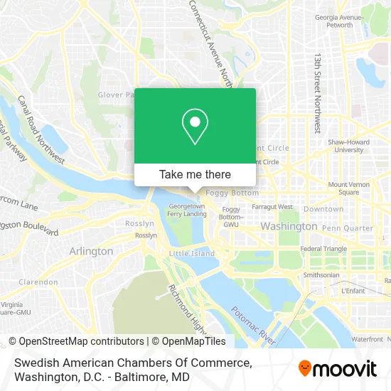 Swedish American Chambers Of Commerce map