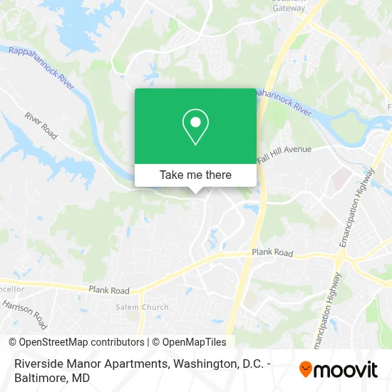 Riverside Manor Apartments map