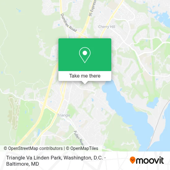 Triangle Va Linden Park map