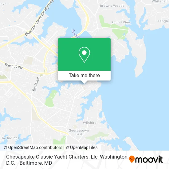 Chesapeake Classic Yacht Charters, Llc map