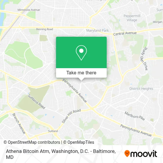 Athena Bitcoin Atm map